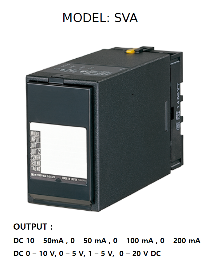 M-SYSTEM VA DC신호변환기 non-isolated 최대 10~50mA DC 신호로 변환
