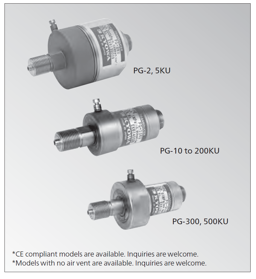 KYOWA PG-U 밀폐형 고압용 압력센서