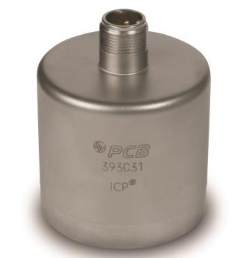 393C31 고감도 ceramic flexural ICP® 저주파 지진가속도계 10 V/g, 0.1 ~ 200 Hz, 2핀 상단 연결
