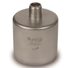 393C31 고감도 ceramic flexural ICP® 저주파 지진가속도계 10 V/g, 0.1 ~ 200 Hz, 2핀 상단 연결